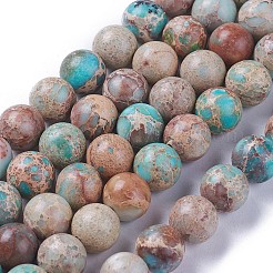 Natural Imperial Jasper Beads Strands&nbsp;X-G-I122-8mm-12