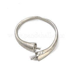 Brass Finger Cup Peg Ring Settings&nbsp;KK-L184-54P