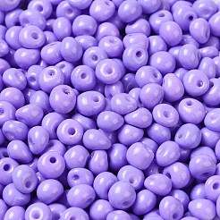 6/0 Opaque Baking Paint Glass Seed Beads&nbsp;SEED-M012-02A-09