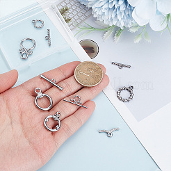 18Pcs 9 Styles 304 Stainless Steel Toggle Clasps & Parts&nbsp;STAS-WR0001-47