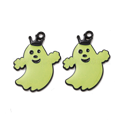 Halloween Theme Rack Plating Alloy Enamel Pendants&nbsp;PALLOY-O109-47EB