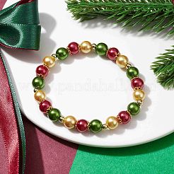 Glass Round Beaded Stretch Bracelets&nbsp;BJEW-JB10080