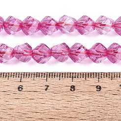 Crackle Transparent Glass Beads Strands&nbsp;GLAA-N068-02A-07