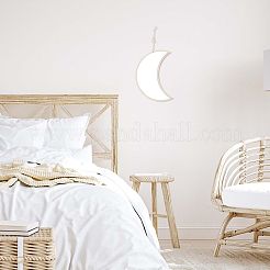 Moon Acrylic Mirror Wall Hanging Decoration&nbsp;HJEW-WH0069-02
