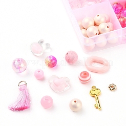 167Pcs Flower & Geometry Acrylic & Resin Beads&nbsp;DIY-YW0002-55