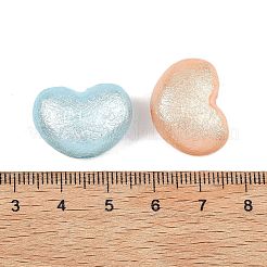 Textured Opaque ABS Imitation Pearl Beads&nbsp;MACR-K361-14
