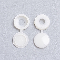 Plastic Hinged Screw Covers&nbsp;LS-DIY-WH0164-65B