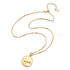 304 Stainless Steel Constellation Pendant Necklaces&nbsp;LS-NJEW-K392-01G-02