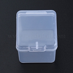プラスチックビーズ収納ケース  正方形  透明  3.45x3x2.8cm&nbsp;CON-N012-03