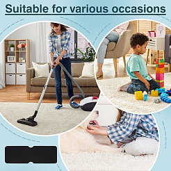 18Pcs Rectangle Polyurethane Carpet Non-Slip Mat&nbsp;DIY-BC0016-08