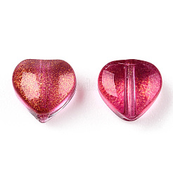 Transparent Spray Painted Glass Beads&nbsp;GLAA-R211-02-B07