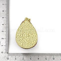 Raw Natural Tektite & Synthetic Blue Goldstone Big Pendants&nbsp;KK-P282-04G