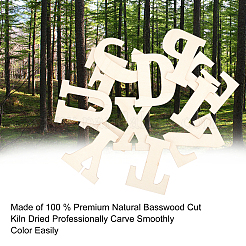 2 Sets 2 Styles Chinese Cherry Wood Number 0~9 and Letter A~Z&nbsp;DIY-CN0001-23