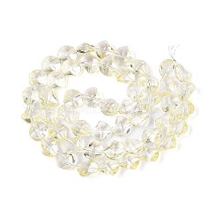 Baking Paint Transparent Glass Beads Strands&nbsp;DGLA-N017-03I