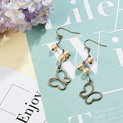 Brass Earring Hooks&nbsp;KK-PH0035-82-RS