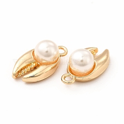 ABS Plastic Imitation Pearl Pendants&nbsp;FIND-A025-10G