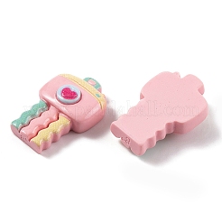 春のテーマの不透明樹脂デコデンカボション  ボックス  29x19.5x8.5mm&nbsp;CRES-O007-03C