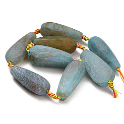 Natural Dragon Veins Agate Beads Strands&nbsp;G-A321-I05-01