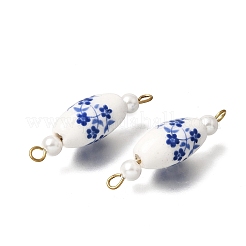 Handmade Blue and White Procelain Links&nbsp;PR-CBA27E8-01A-G
