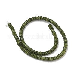 天然中国翡翠 南部翡翠ビーズ連  滑らかなロンデル  6.5x2.5mm  穴：1.1mm  約167個/連  14.88''（37.8センチメートル）&nbsp;GG-CBAC08A-A07-01
