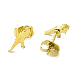 Cute Little Animal Theme 304 Stainless Steel Stud Earrings&nbsp;EJEW-B041-04E-G
