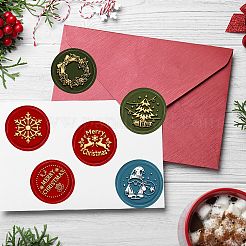 Christmas Theme 6Pcs  Brass Wax Seal Stamp Head&nbsp;AJEW-CP0001-87A