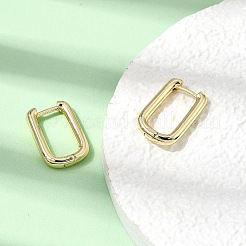 Brass Huggie Hoop Earrings&nbsp;EJEW-G473-01G