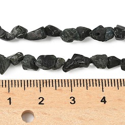 生の粗い天然ブラック トルマリン ビーズ 連売り  ナゲット  4~8x3.5~5x3~4mm  穴：0.9mm  約90~97個/連  16.14~16.73''（41~42.5センチメートル）&nbsp;G-M453-A01-02