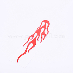 炎の模様防水 PVC 車のステッカー デカール  DIYの車の装飾  レッド  203x47x1mm&nbsp;DIY-WH0168-75C