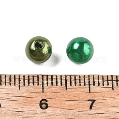 DIY アクリル & PP プラスチック パール ビーズ ジュエリー作り ファインディング キット  ミックスカラー  6mm  穴：1.8mm&nbsp;DIY-L073-05C
