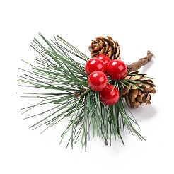 Plastic Artificial Winter Christmas Simulation Pine Picks Decor&nbsp;DIY-P018-H01