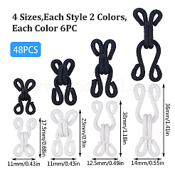 Cloth Clover Brass Buckles&nbsp;DIY-GF0001-75