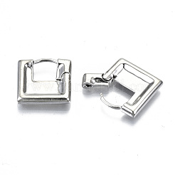 Brass Huggie Hoop Earrings&nbsp;EJEW-N011-42P-NF