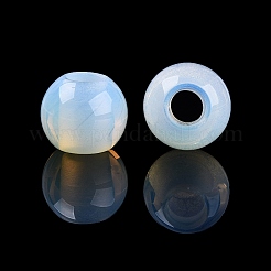オパールビーズ  滑らかなロンデル  大穴ビーズ  20~20.5x17~18mm  穴：7.5~8.5mm&nbsp;G-Q608-05T