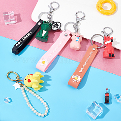 18Pcs 9 Style PVC Big Pendants&nbsp;FIND-BC0002-59