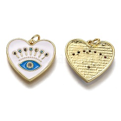 Brass Micro Pave Colorful Cubic Zirconia Pendants&nbsp;LS-ZIRC-B0003-12G