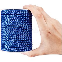 ポリエステルコード  ツイストコード  ダークブルー  5mm  約18~19ヤード/ロール（16.4m〜17.3m /ロール）&nbsp;NWIR-PH0001-07D