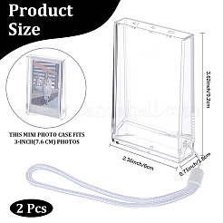 2 Bags Plastic Photo Holder&nbsp;AJEW-CN0008-14