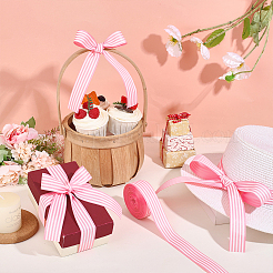 Polyester Stripe Ribbon&nbsp;OCOR-WH0078-507A
