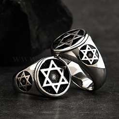 Brass Finger Rings for Men&nbsp;FS-WG3A8DB-01