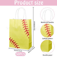 50Pcs Paper Storage Tote Bags&nbsp;ABAG-DR0001-09