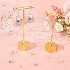 12Pcs Brass Stud Earring Findings&nbsp;DIY-CN0002-48