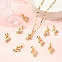 SHEGRACE Brass Clear Cubic Zirconia Charms&nbsp;XGRQ3P809-629G