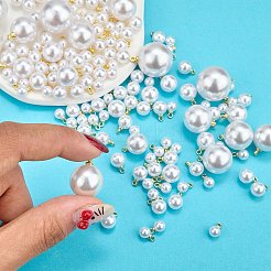 ABS Plastic Imitation Pearl Charms&nbsp;OACR-SZ0002-08A