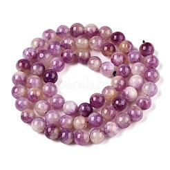 Dyed Natural White Jade Beads Strands&nbsp;G-T138-6mm-210-7