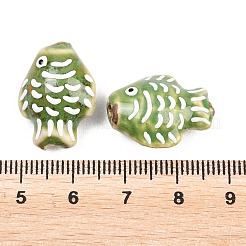 Handmade Porcelain Beads&nbsp;PORC-K010-08-M