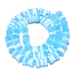 Dyed Natural Selenite Beads Strands&nbsp;G-T138-234D