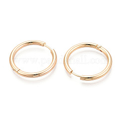 304 Stainless Steel Hoop Earrings&nbsp;EJEW-T048-24E-G