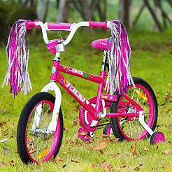 子供用プラスチックタッセルリボン  子供スクーターハンドルバー自転車グリップリボン  スミレ  270~280x23.5mm&nbsp;AJEW-CN0006-63B