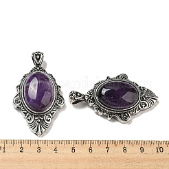 Natural Amethyst Big Pendants&nbsp;G-Z050-03C